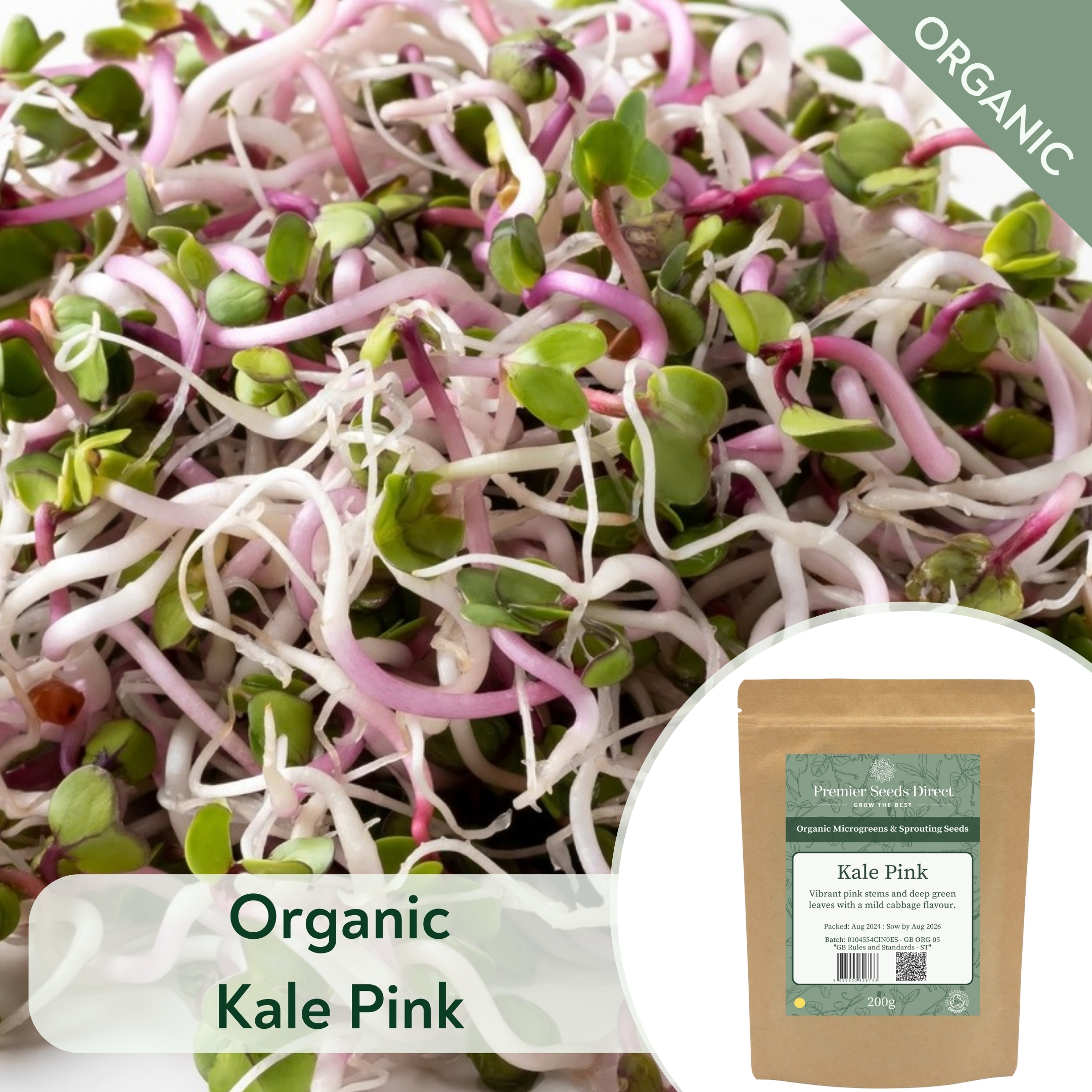 ORG Kale Pink