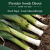 Leek Musselburgh - Seed Tape 6M (3X2M) ~ 360 Seeds