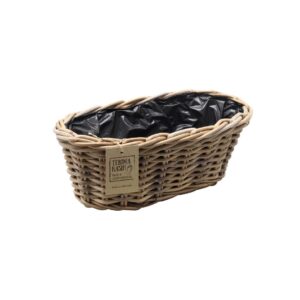 Rattan Oval Planter